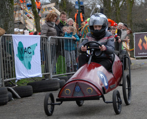 Het WAC als ondersteuner van de Zeepkistenrace van CV De Peelleuters in Landhorst.