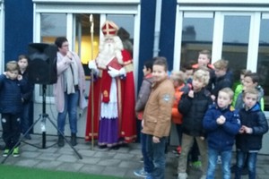 Schoolbezoek Sinterklaas b.s. De Sprong 2017