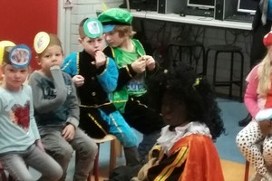 Schoolbezoek Sinterklaas b.s. De Sprong 2017