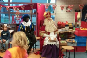 Schoolbezoek Sinterklaas b.s. De Sprong 2017