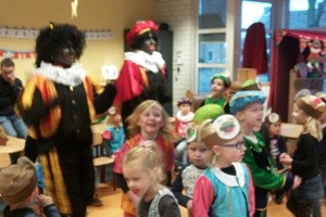 Schoolbezoek Sinterklaas b.s. De Sprong 2017