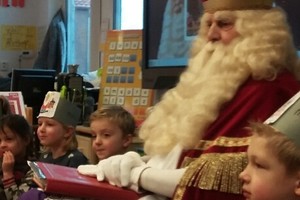 Schoolbezoek Sinterklaas b.s. De Sprong 2017