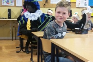 Schoolbezoek Sinterklaas b.s. De Sprong 2017