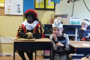 Schoolbezoek Sinterklaas b.s. De Sprong 2017