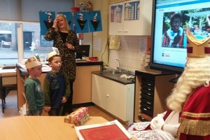 Schoolbezoek Sinterklaas b.s. De Sprong 2017