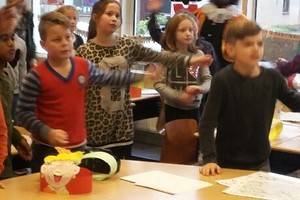 Schoolbezoek Sinterklaas b.s. De Sprong 2017