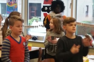 Schoolbezoek Sinterklaas b.s. De Sprong 2017