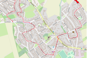 Route Intocht Sinterklaas Wanroij/Landhorst