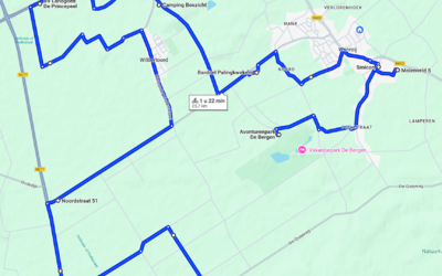 Route-Plattegrond  …